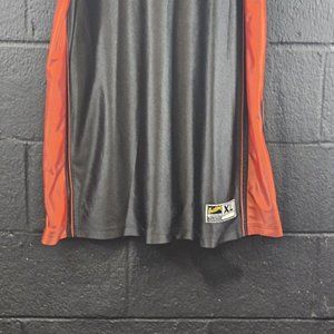 Eastbay Evapor Basketball Jersey Size XL Reversible Orange Black 4